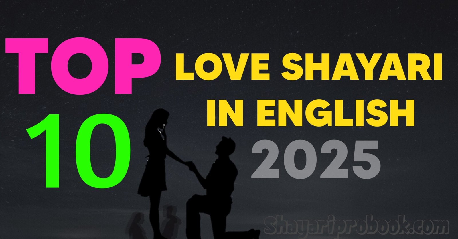 Love Shayari In English, Top 10 Love Shayari In English